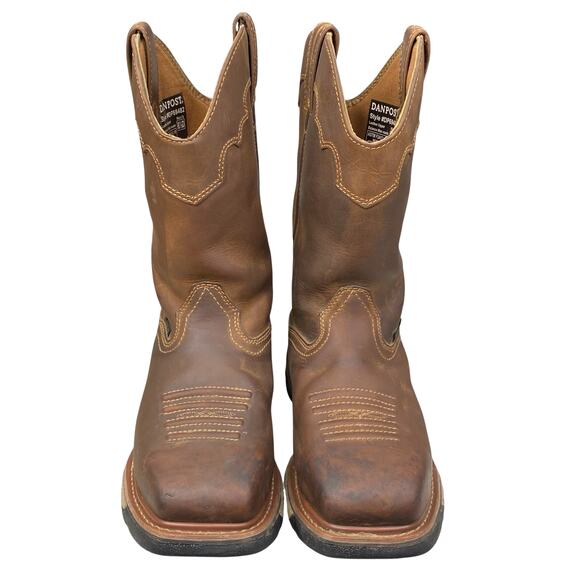Dan Post Men’s Blayde Brown Leather Steel Toe Work Boot Size US 8.5 D main image 3